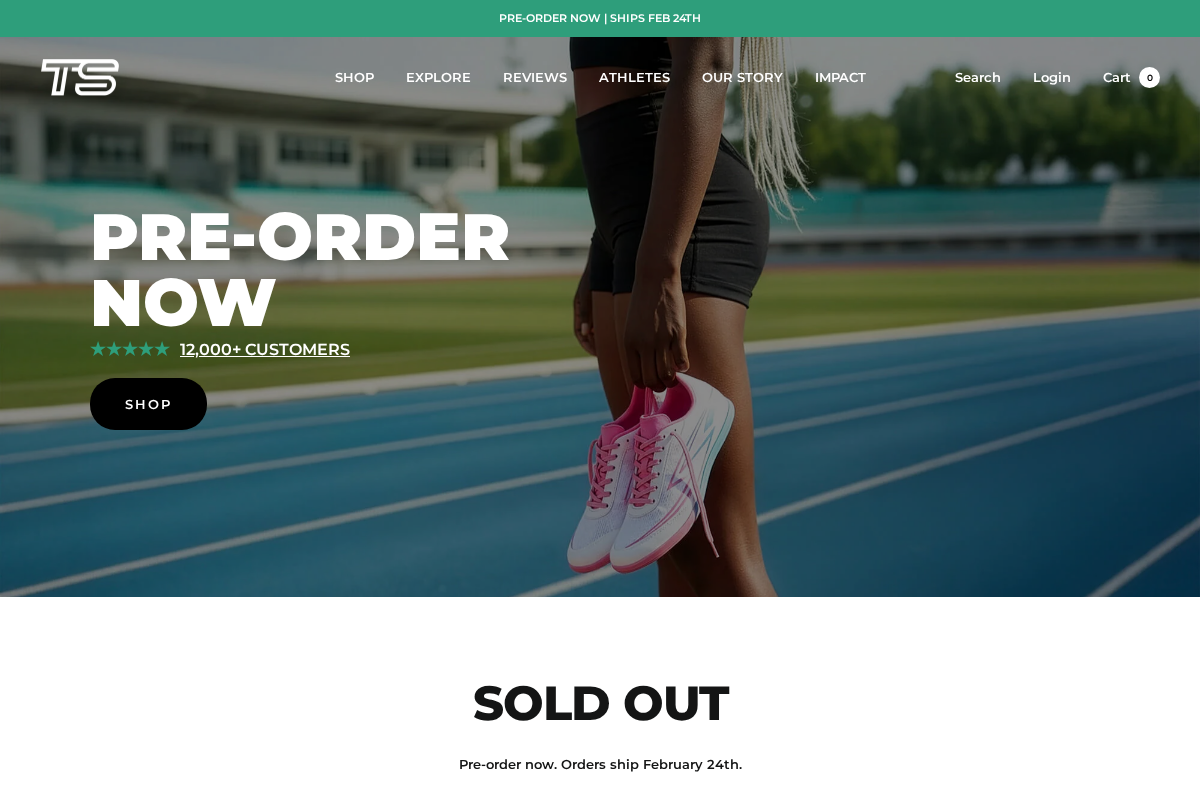 TrackSpikes.co homepage screenshot