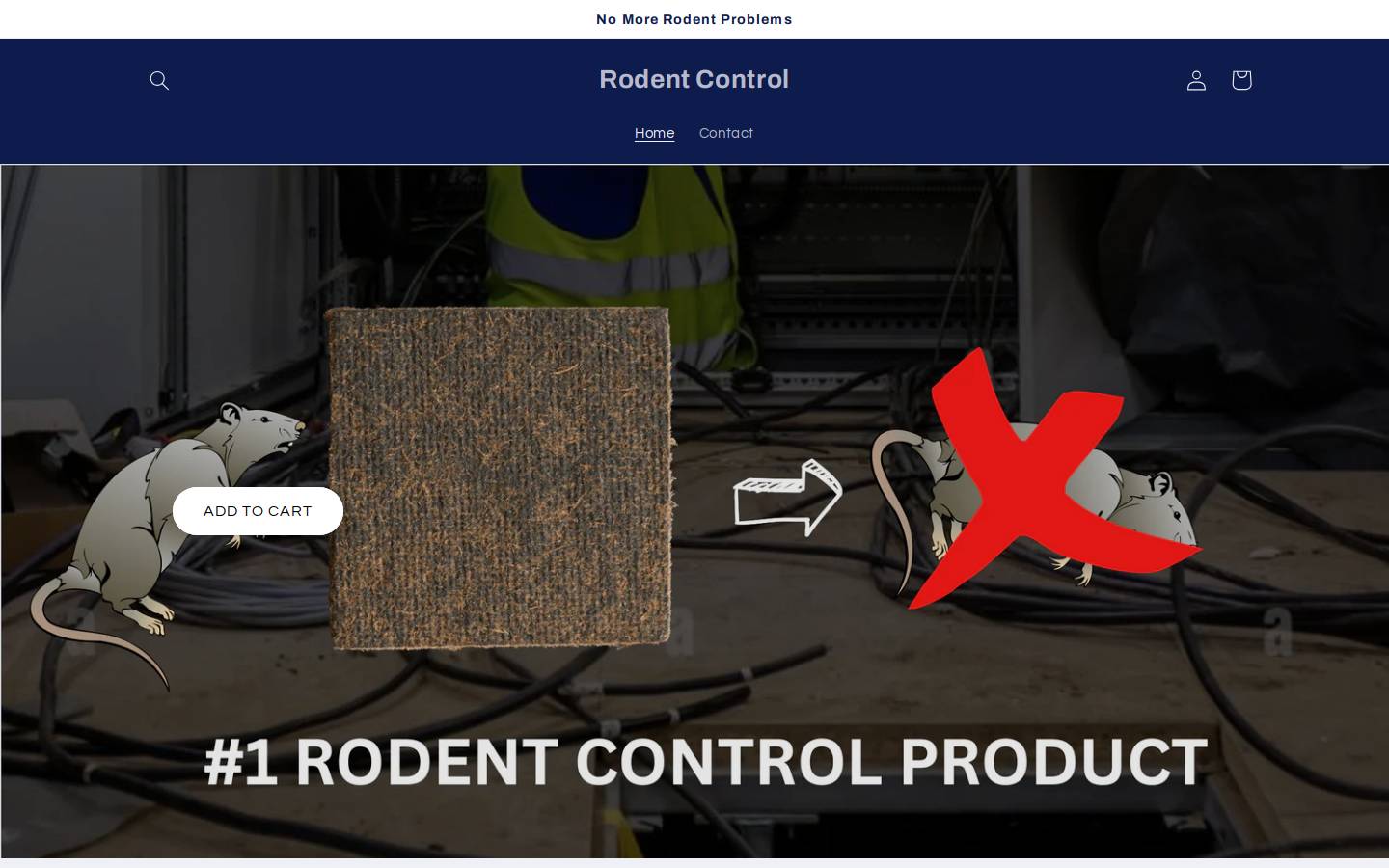 tractorrodentcontrol.com homepage screenshot