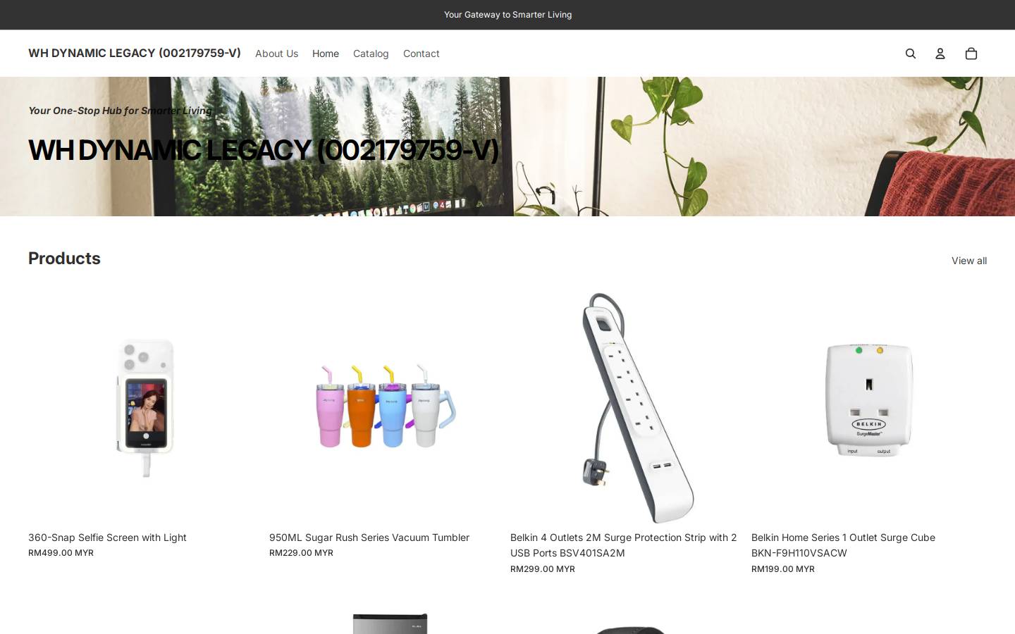tradebizhub.com homepage screenshot