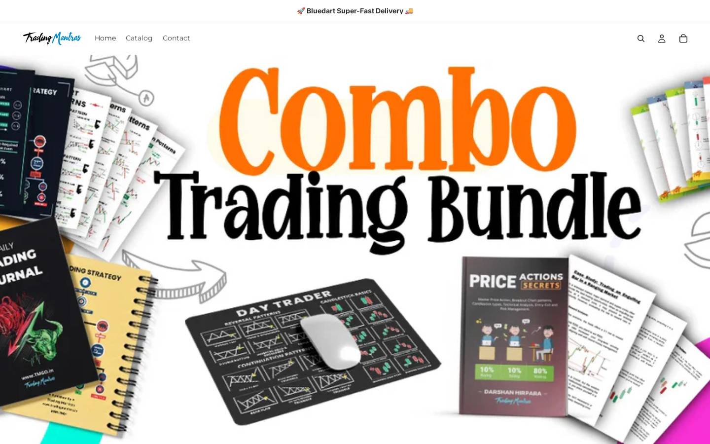tradingmantra.in homepage screenshot