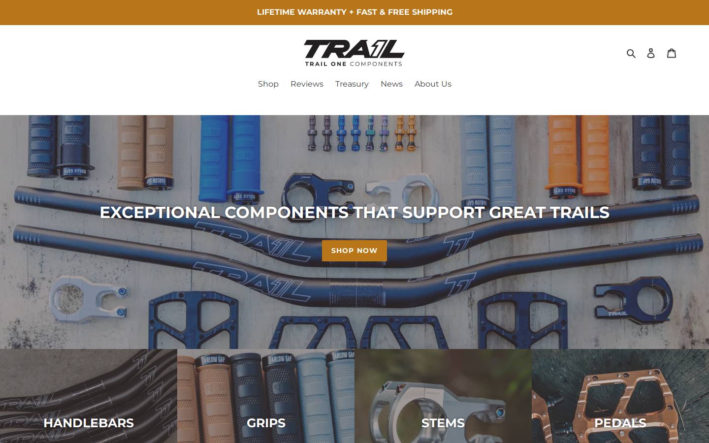 trail1.bike homepage screenshot
