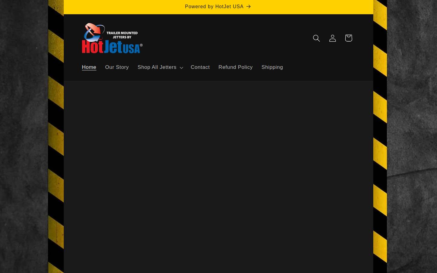 trailermountedjetters.com homepage screenshot