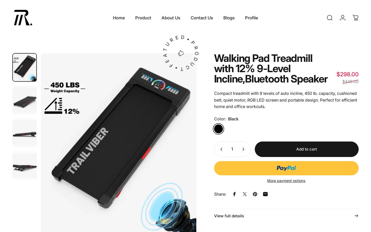trailviber.us homepage screenshot