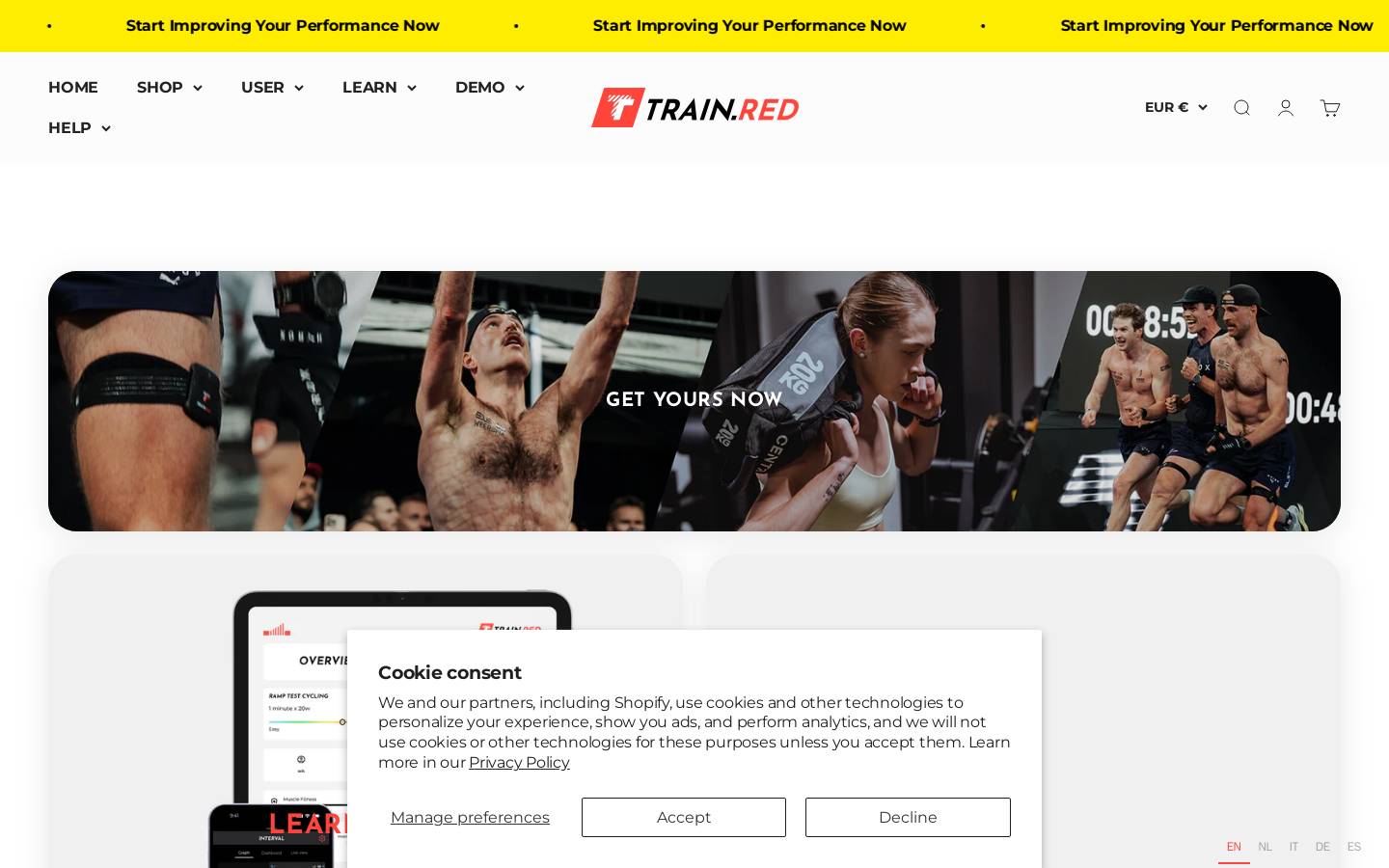 train.red homepage screenshot