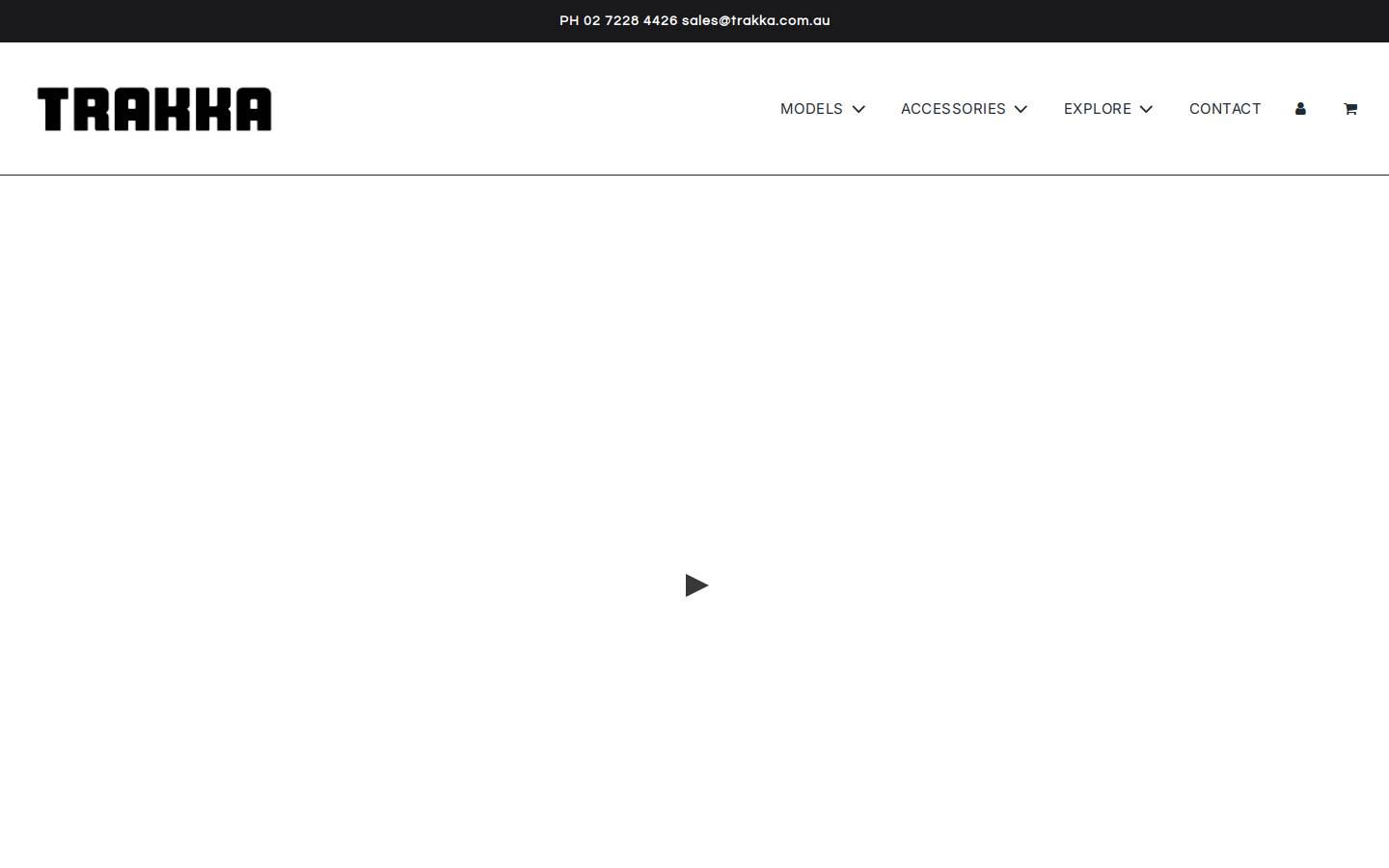 TRAKKA homepage screenshot
