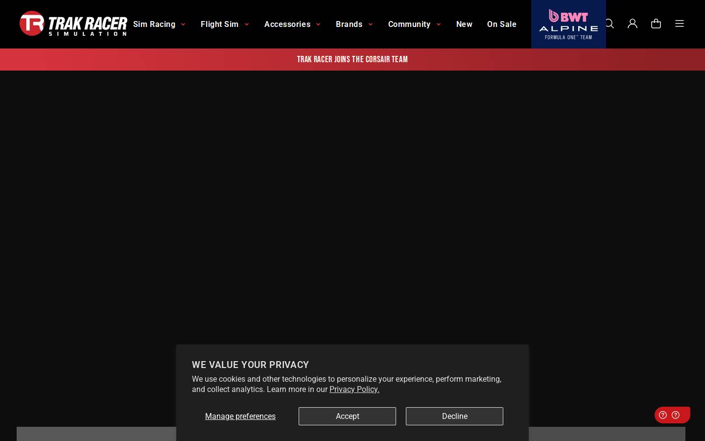 Trak Racer homepage screenshot