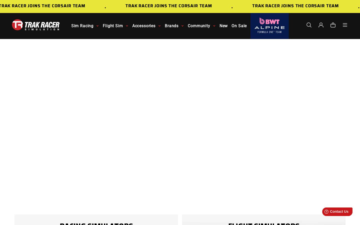 Trak Racer homepage screenshot