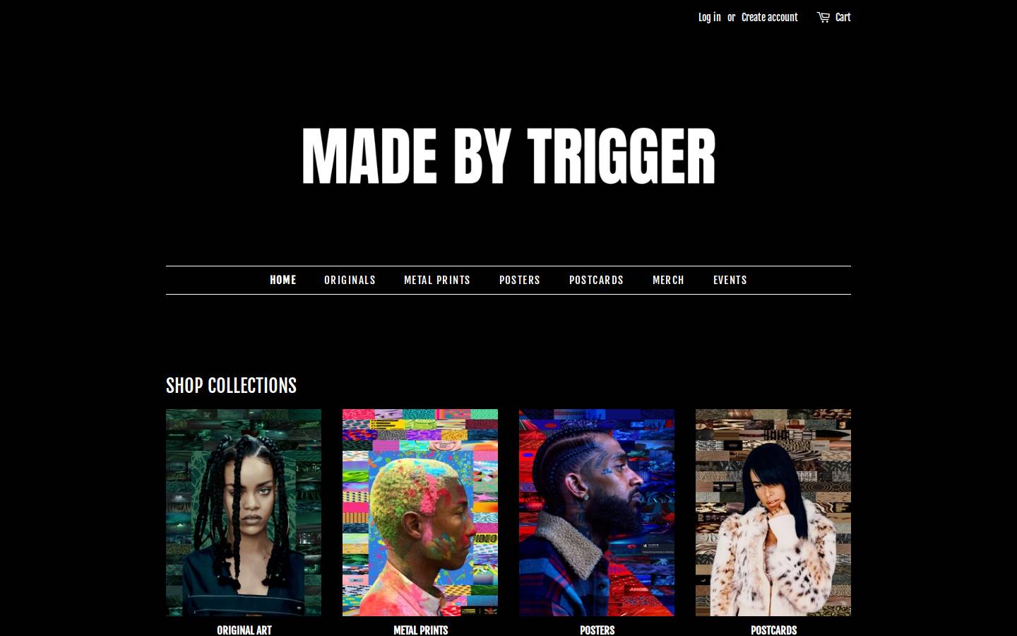 tramainenixon.com homepage screenshot
