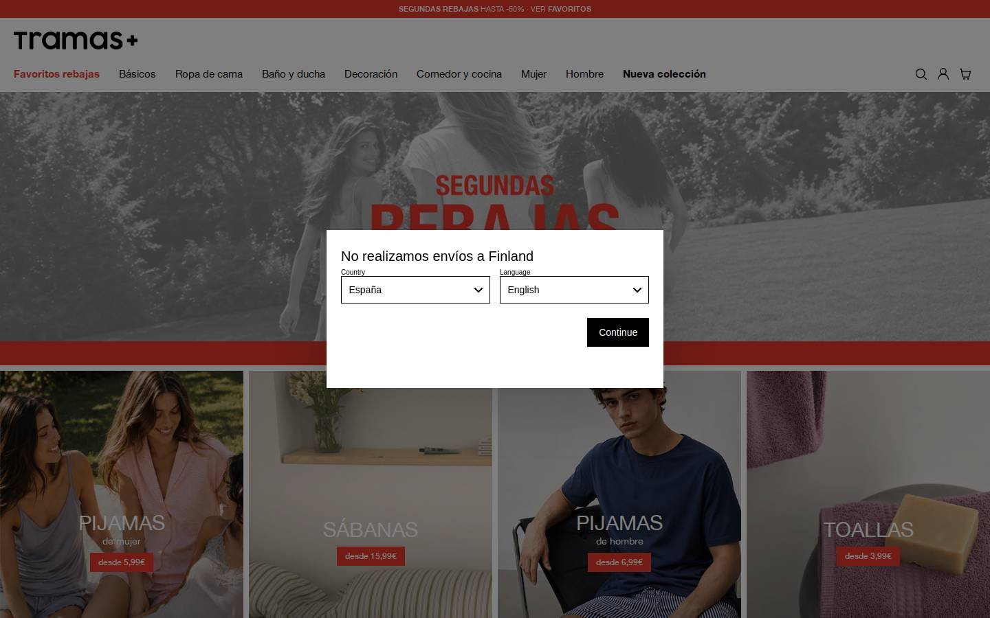 tramasmas.com homepage screenshot