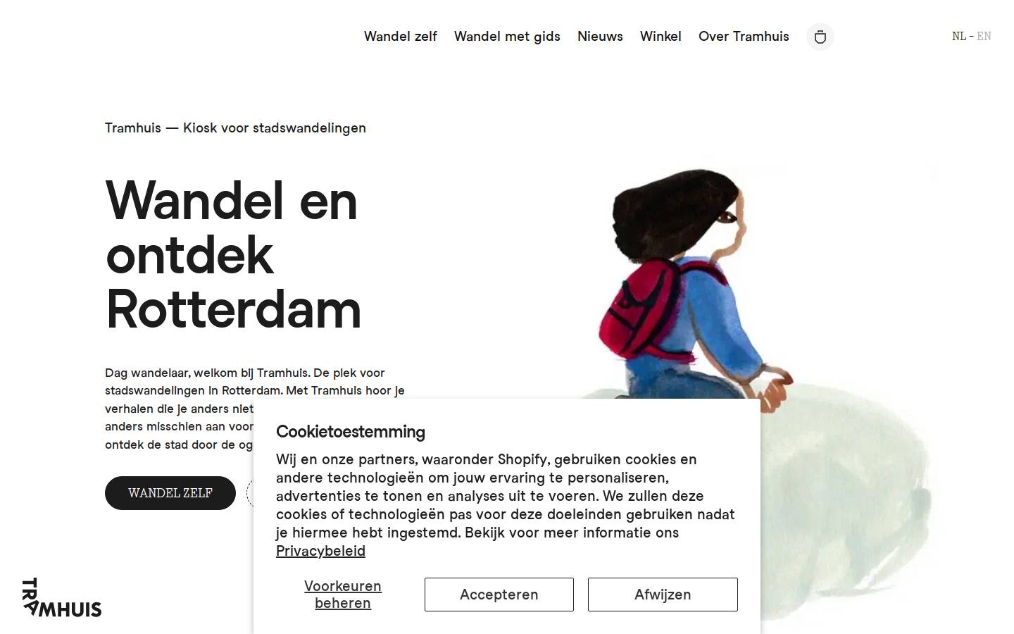 tramhuis.nl homepage screenshot