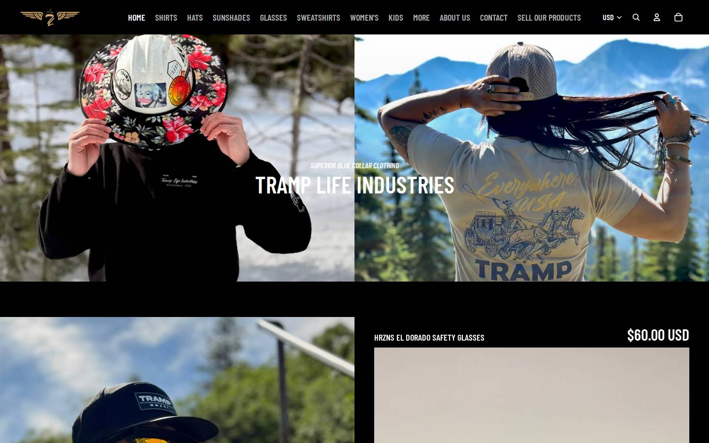 tramplife.net homepage screenshot