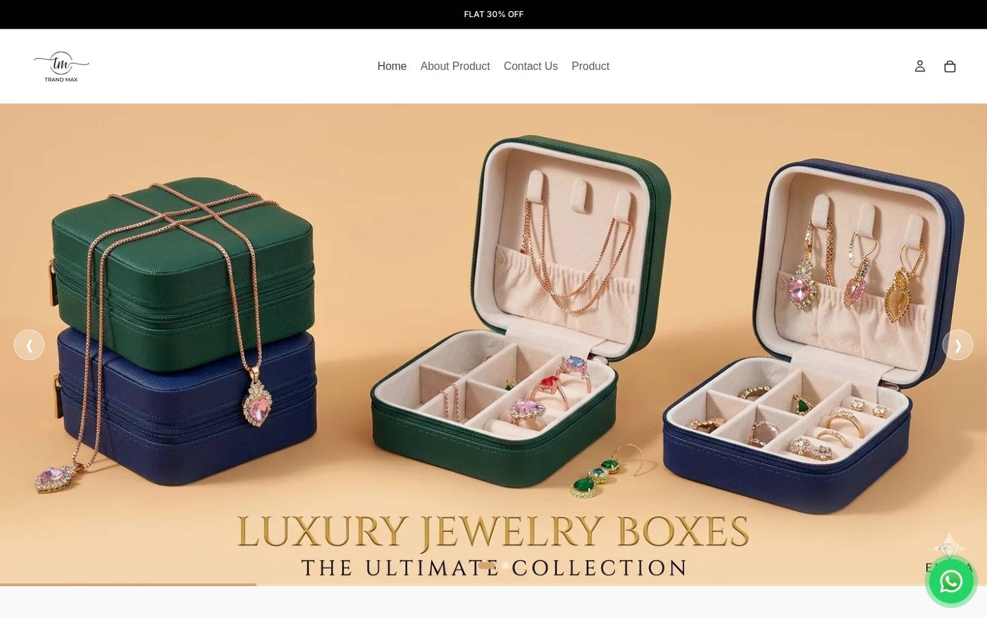 trandmax.store homepage screenshot