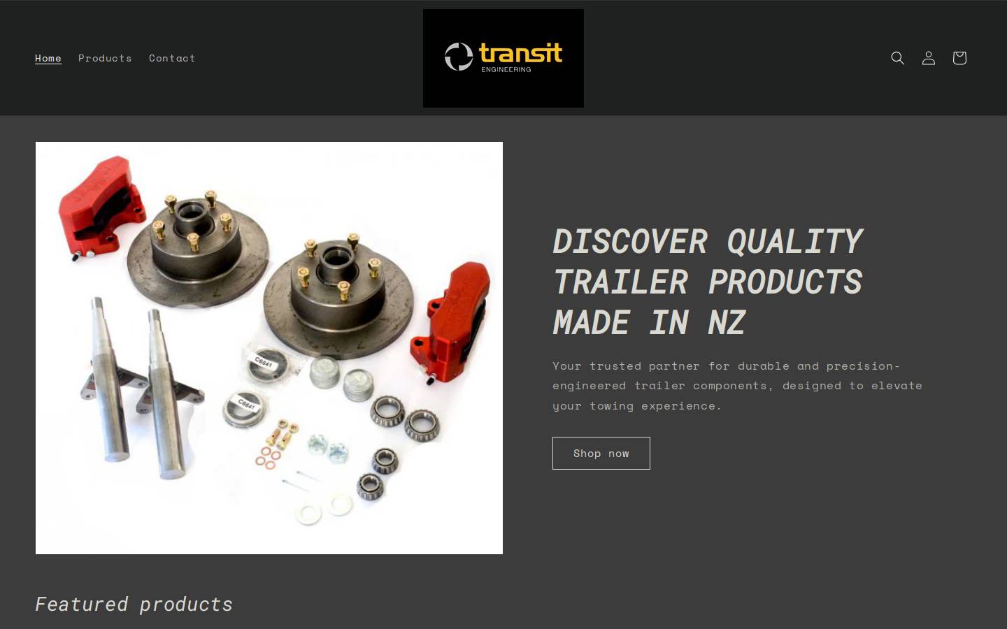 transitengineering.co.nz homepage screenshot