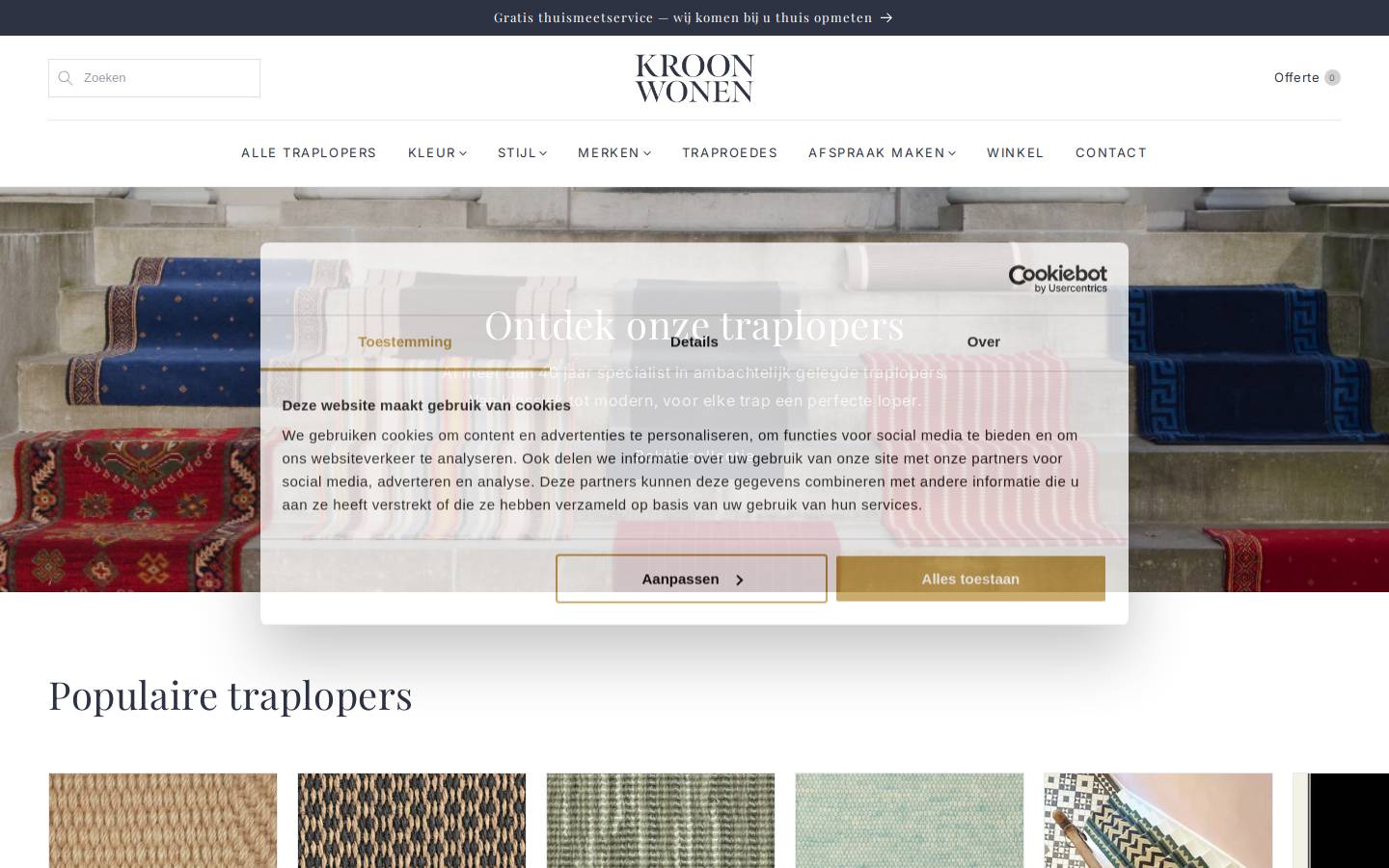 traplopers.nl homepage screenshot