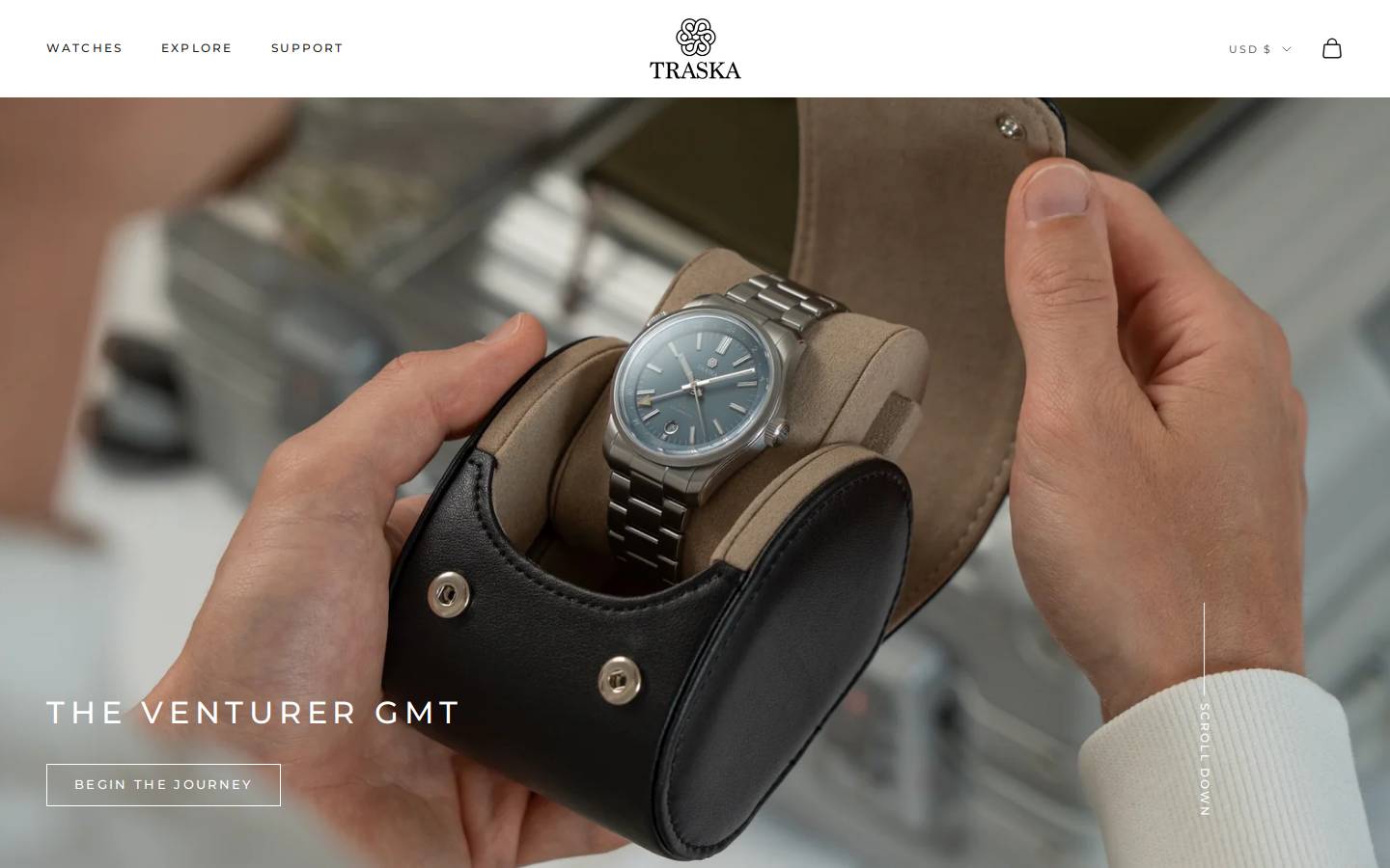 Traskawatch homepage screenshot