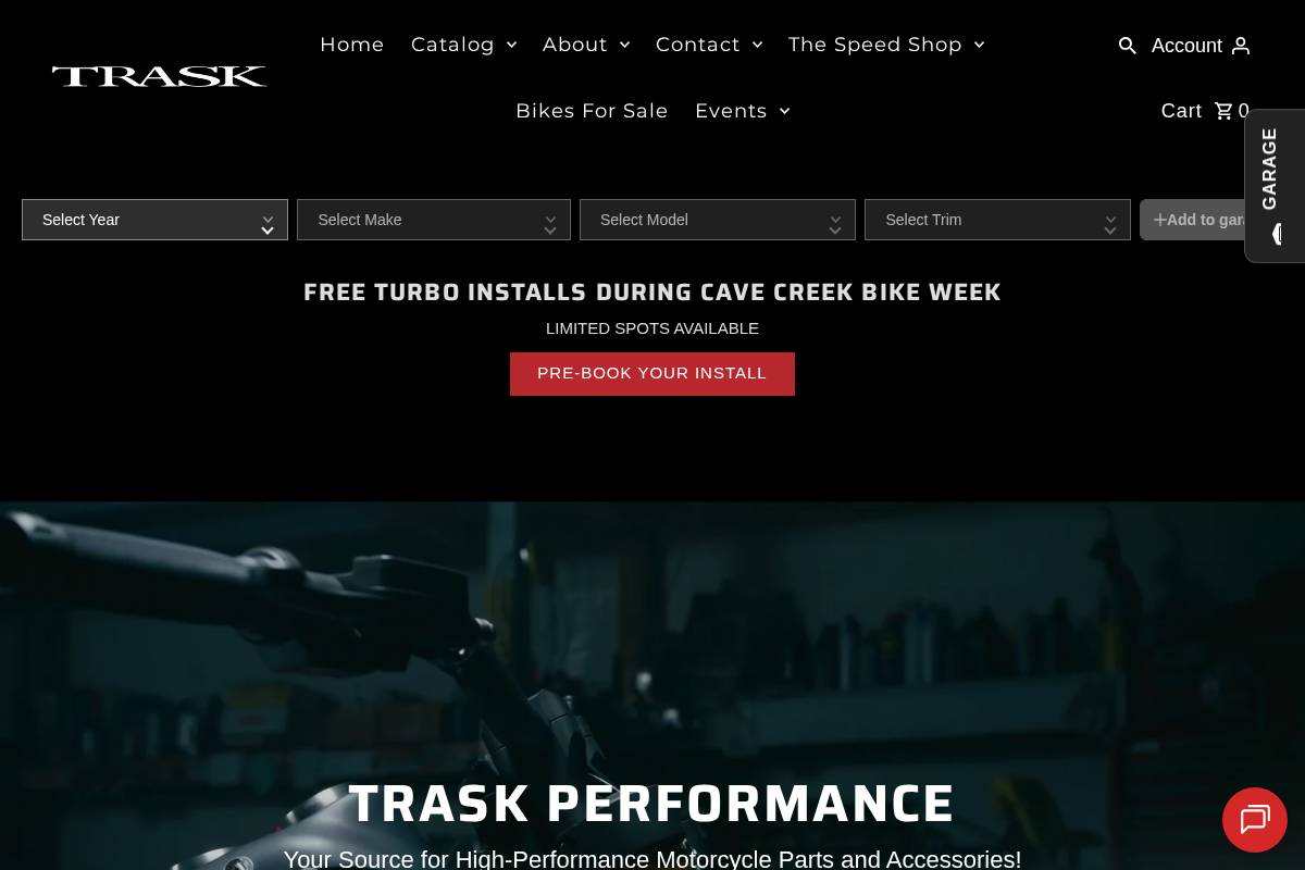 traskperformance.com homepage screenshot
