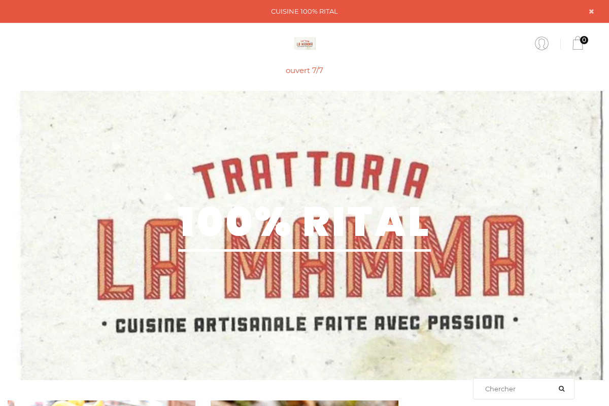 trattorialamamma.com homepage screenshot