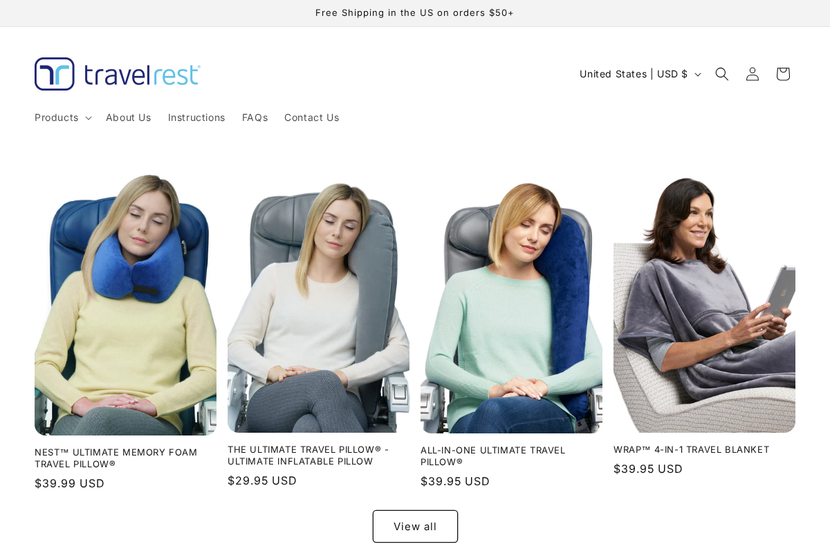 travelrest.net homepage screenshot