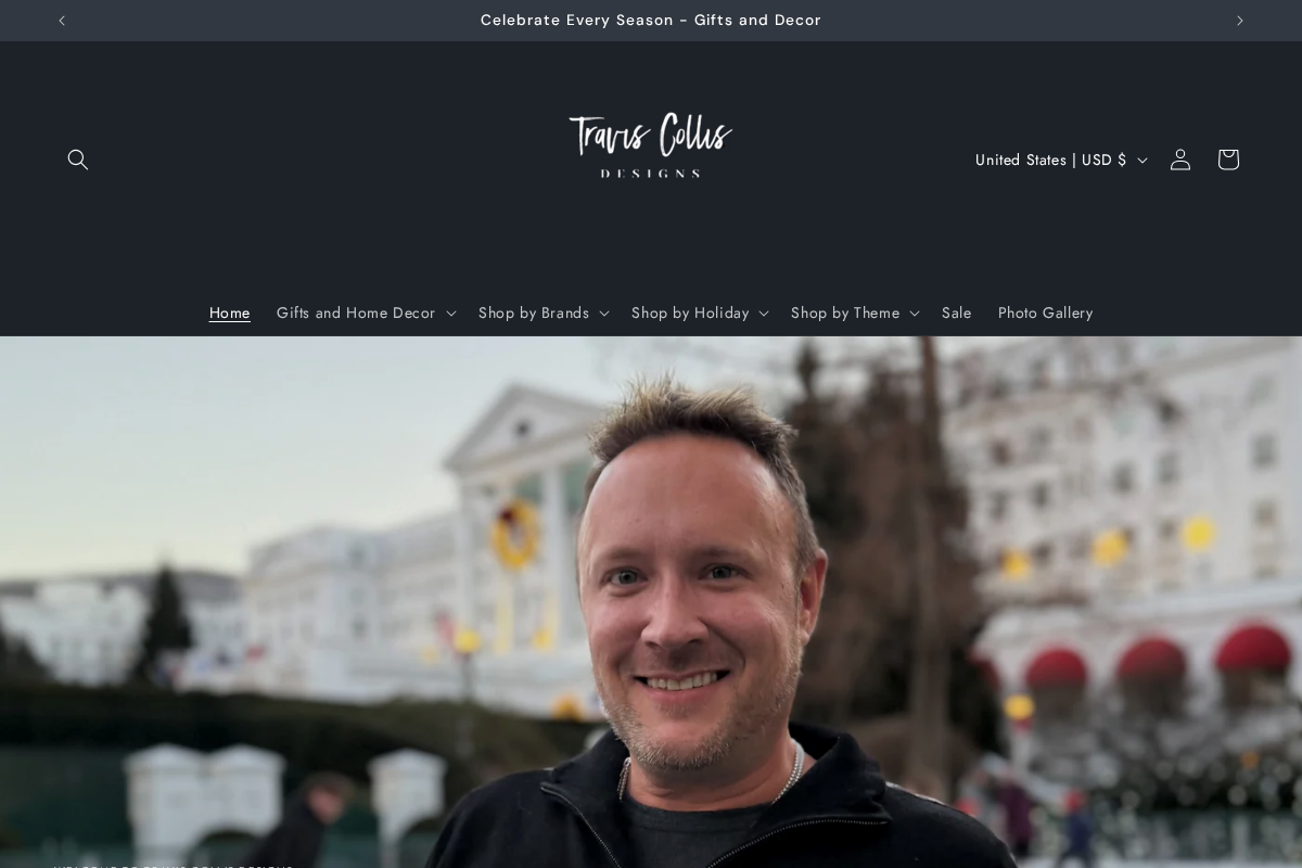 Travis Collis Designs homepage screenshot