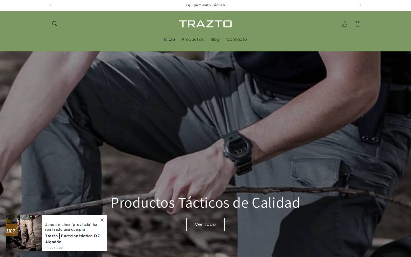 trazto.com homepage screenshot