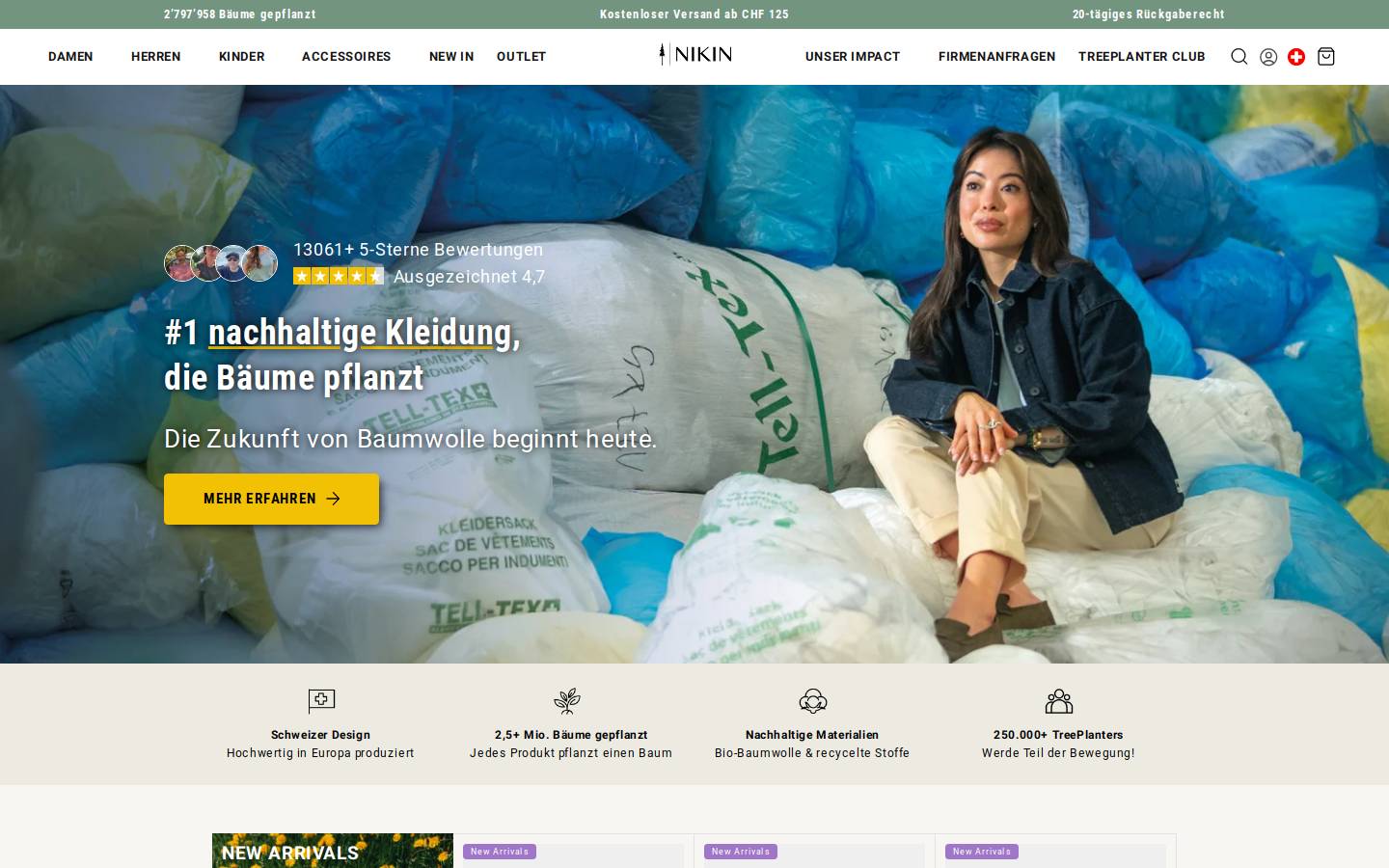treeanie.com homepage screenshot
