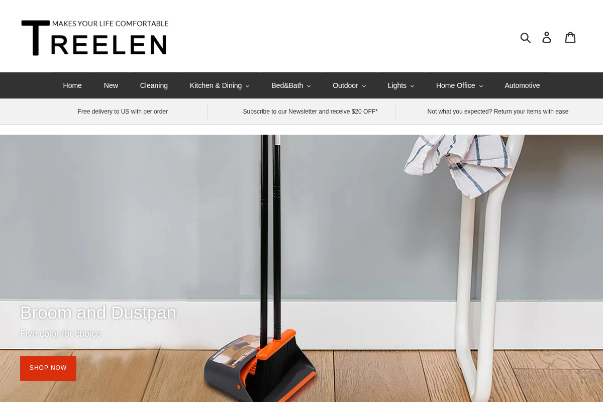 treelen.com homepage screenshot