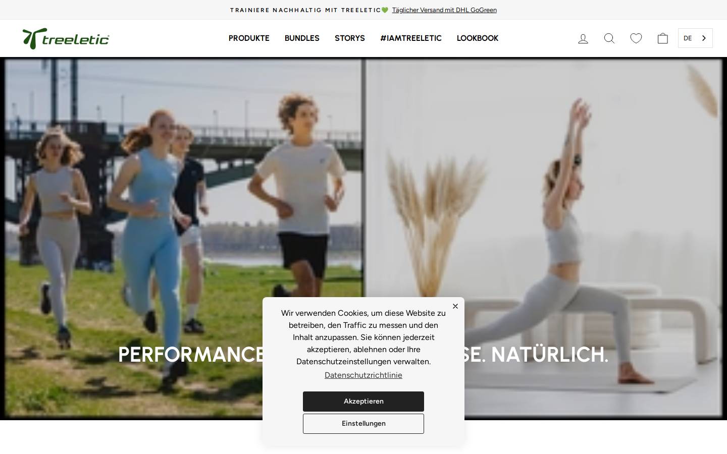 treeletic.com homepage screenshot