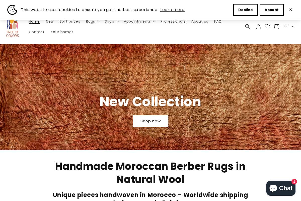 Tree Of Colors homepage screenshot