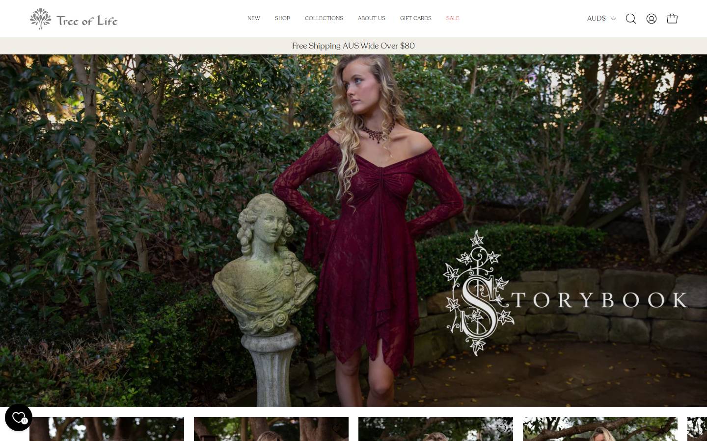 Tree of Life homepage screenshot