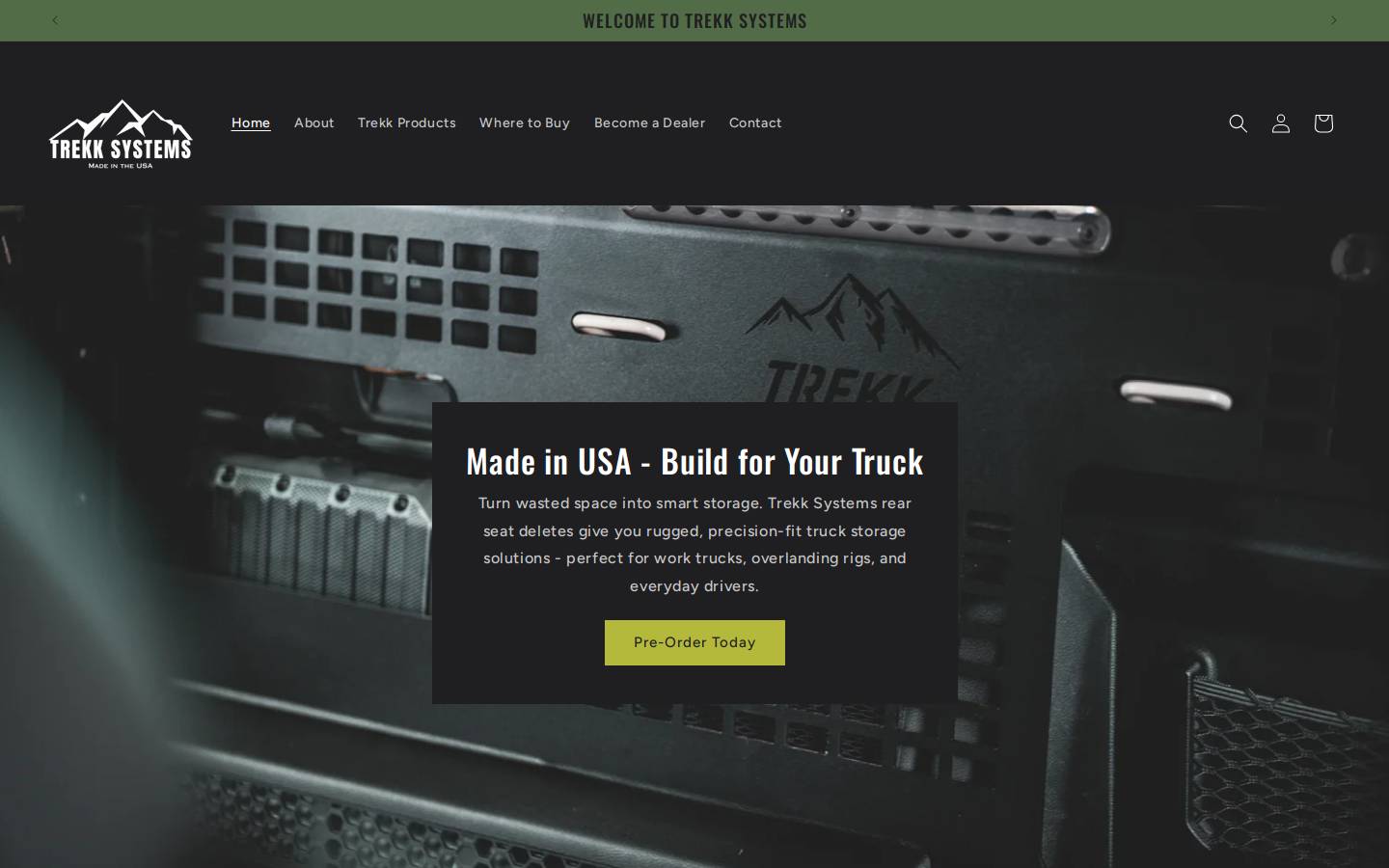 trekksystems.com homepage screenshot