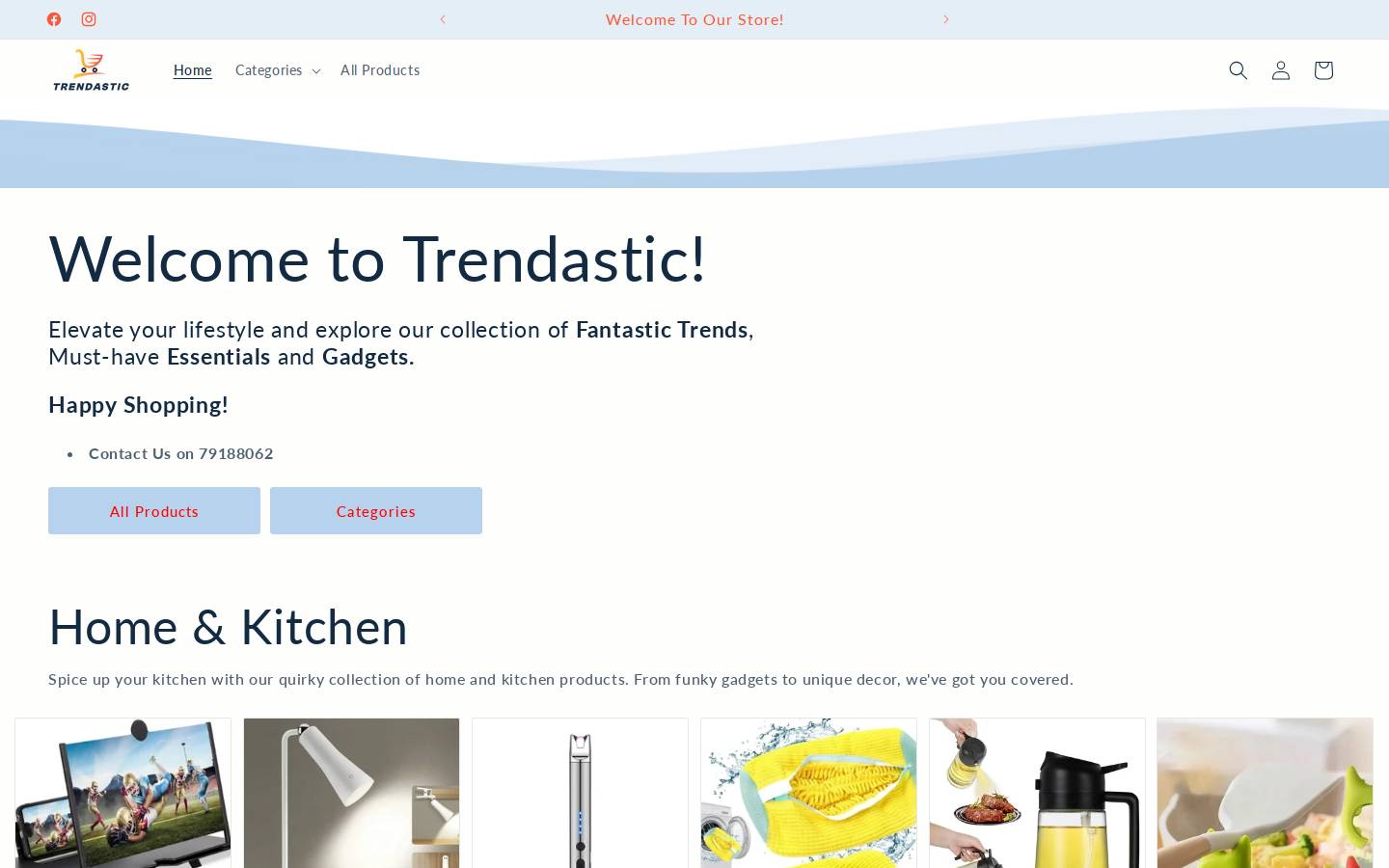 trendasticlb.com homepage screenshot