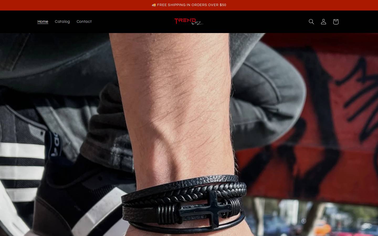 trendbymz.com homepage screenshot