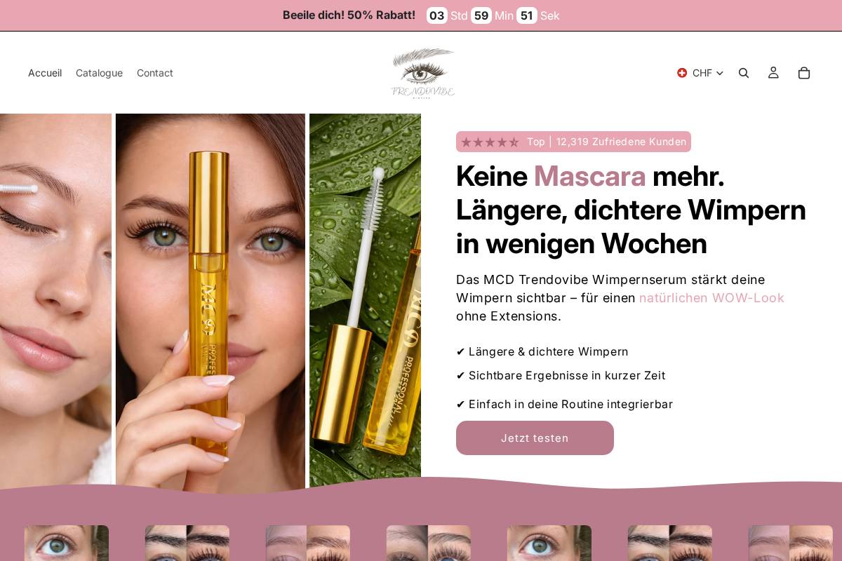 trendovibe.com homepage screenshot