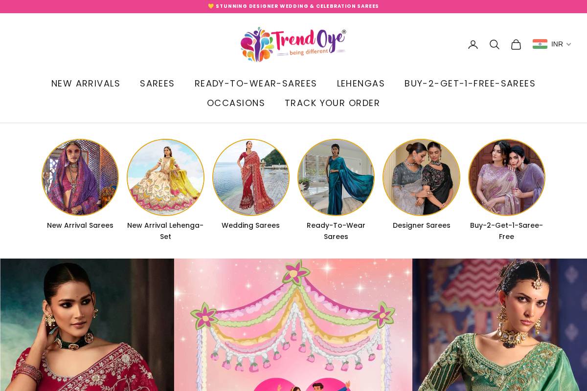 trendoye.com homepage screenshot