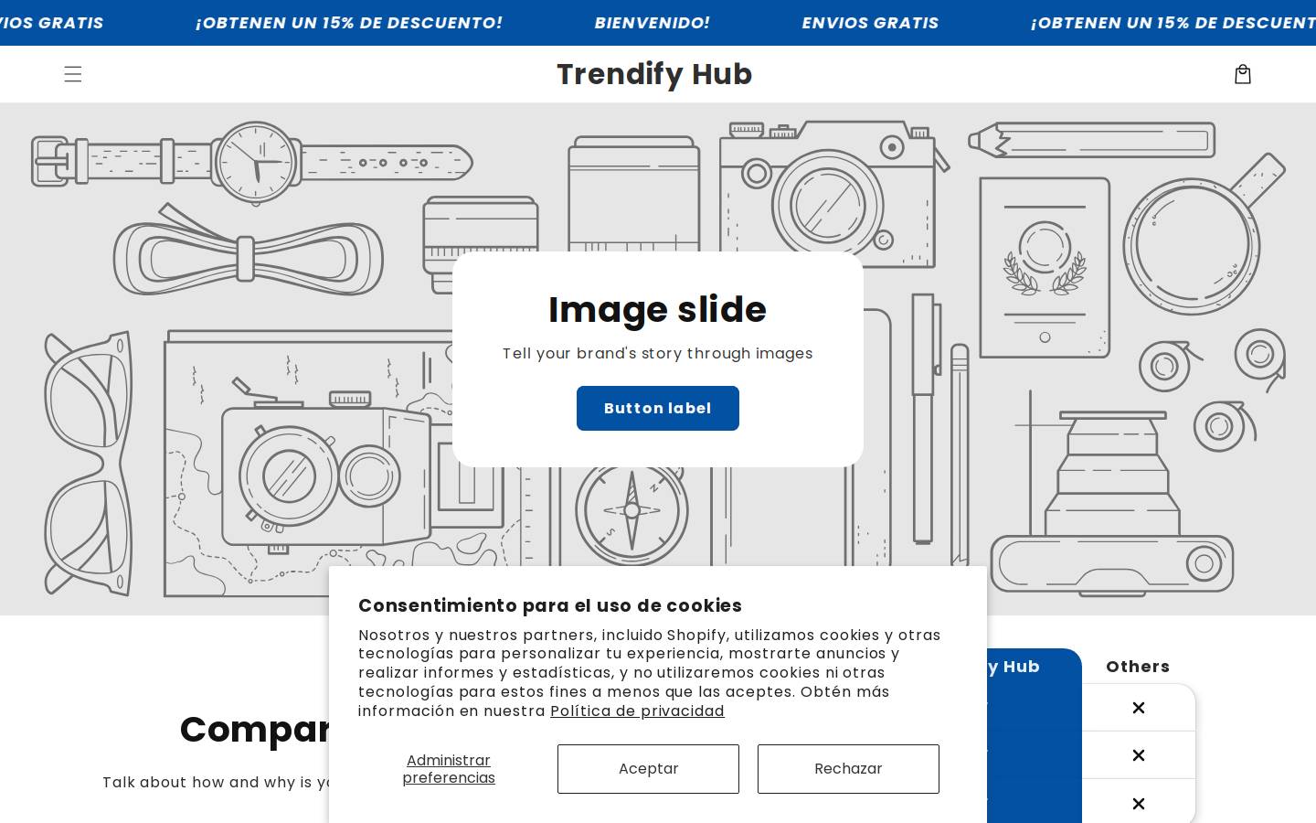 trendsifyhub.com homepage screenshot