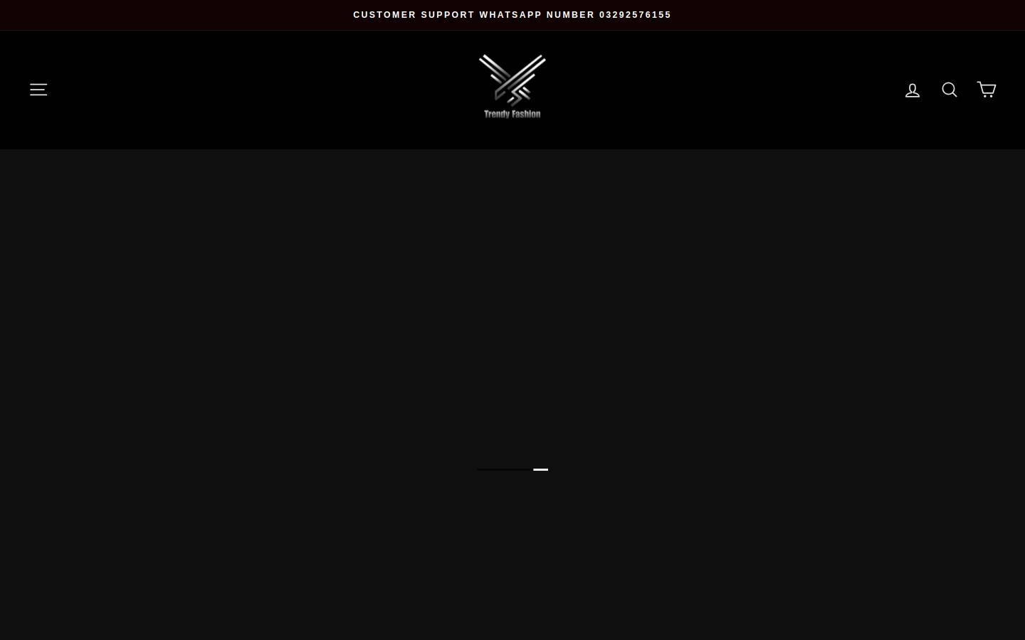 trendy-fashion.store homepage screenshot