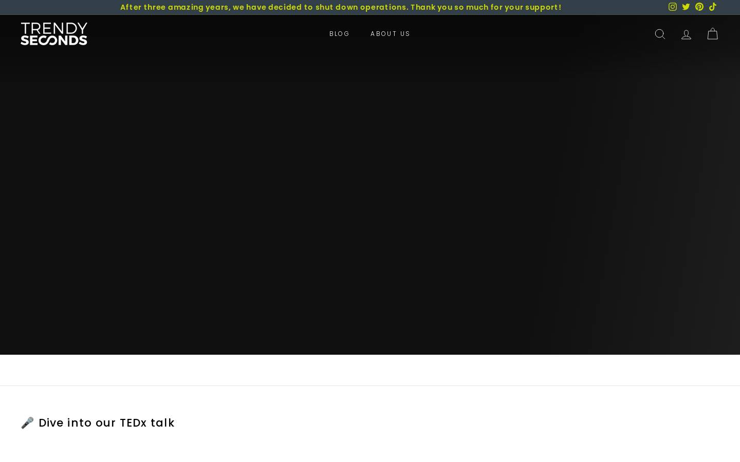 trendyseconds.com homepage screenshot