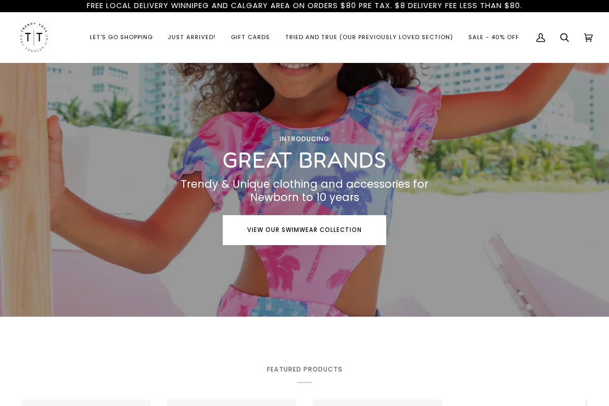 trendytotswpg.ca homepage screenshot