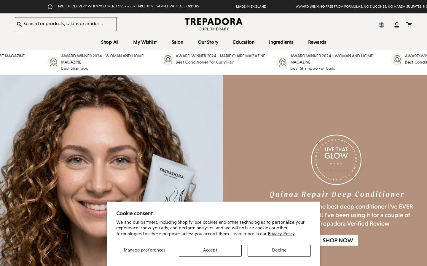 trepadora.com homepage screenshot
