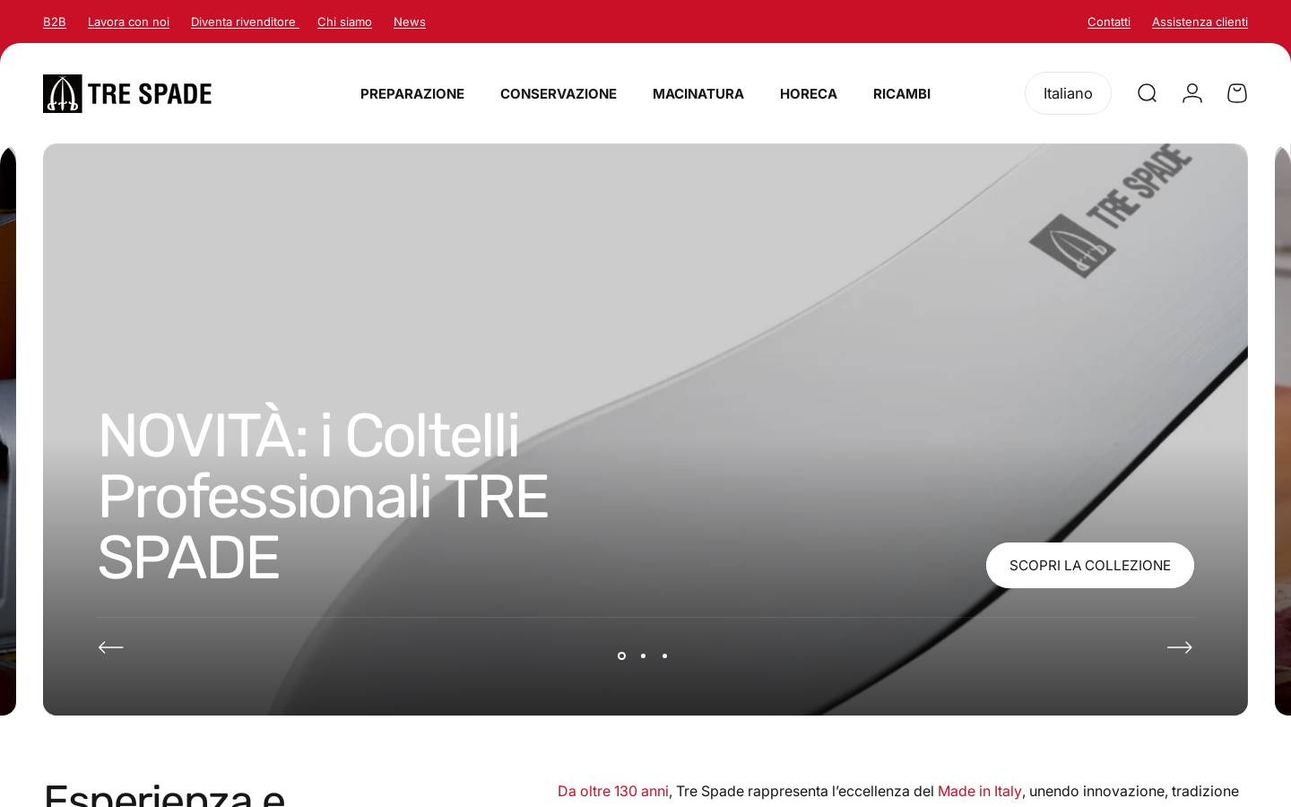 trespade.co.uk homepage screenshot