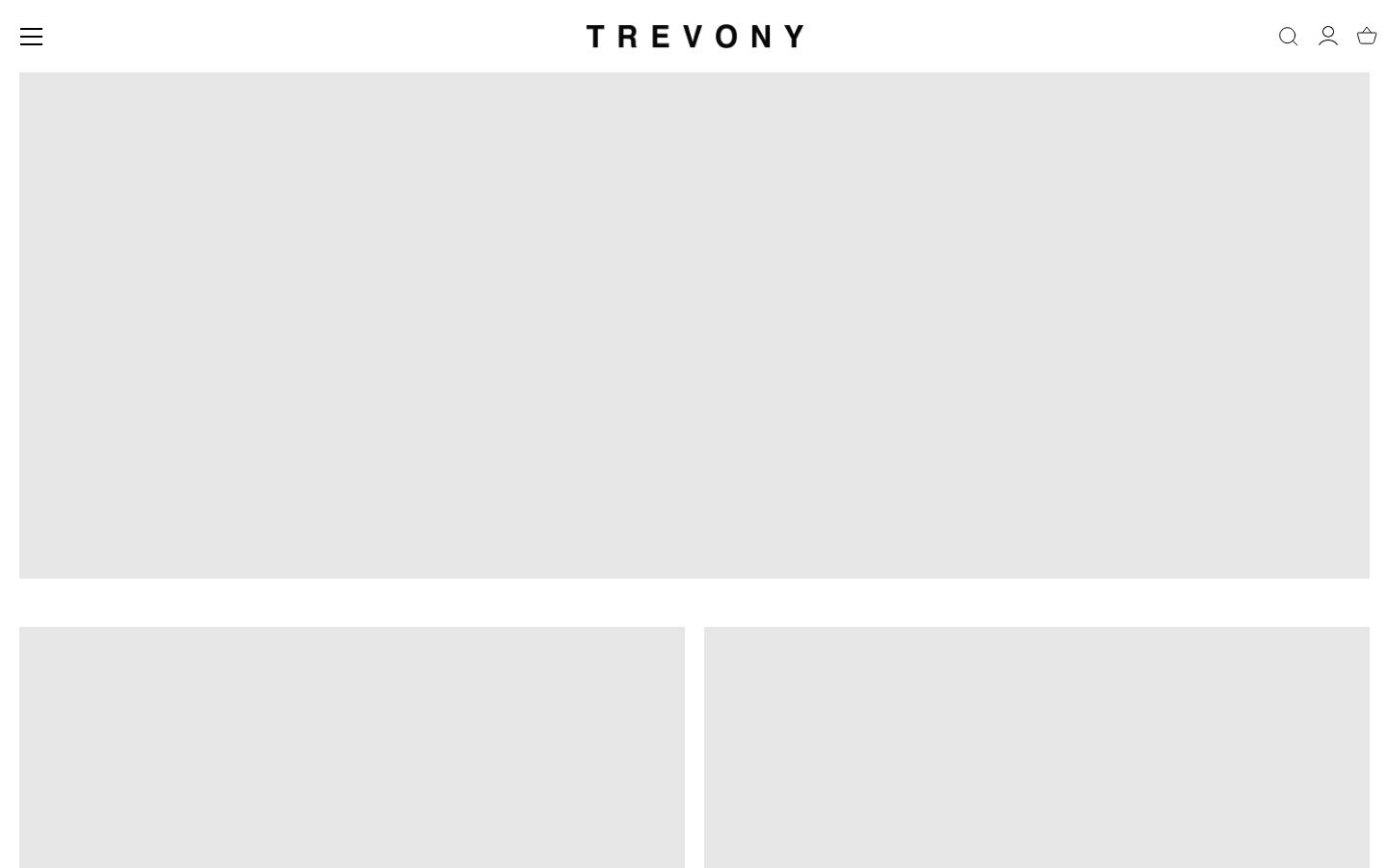 trevony.com homepage screenshot