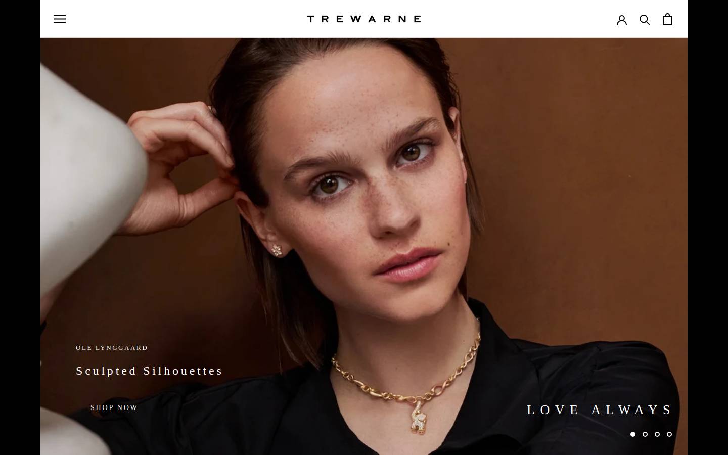 Trewarne Fine Jewellery homepage screenshot
