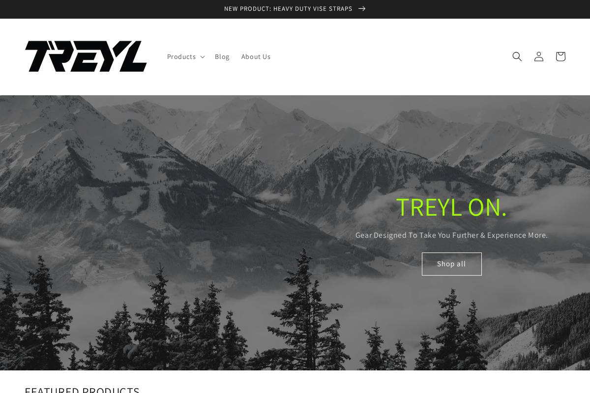 treyl.com homepage screenshot