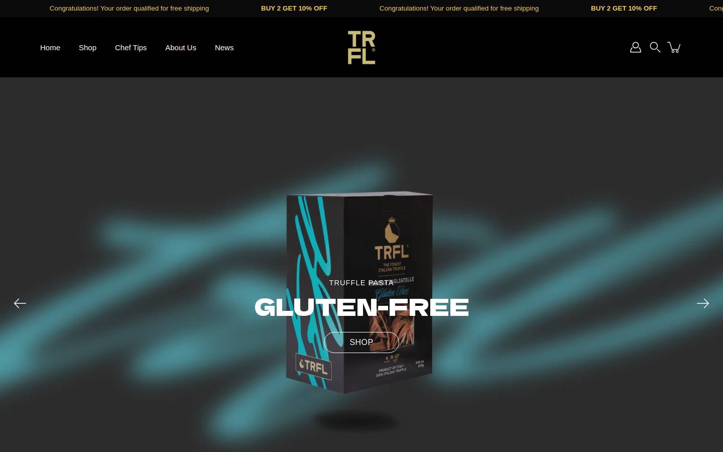 trflalba.com homepage screenshot