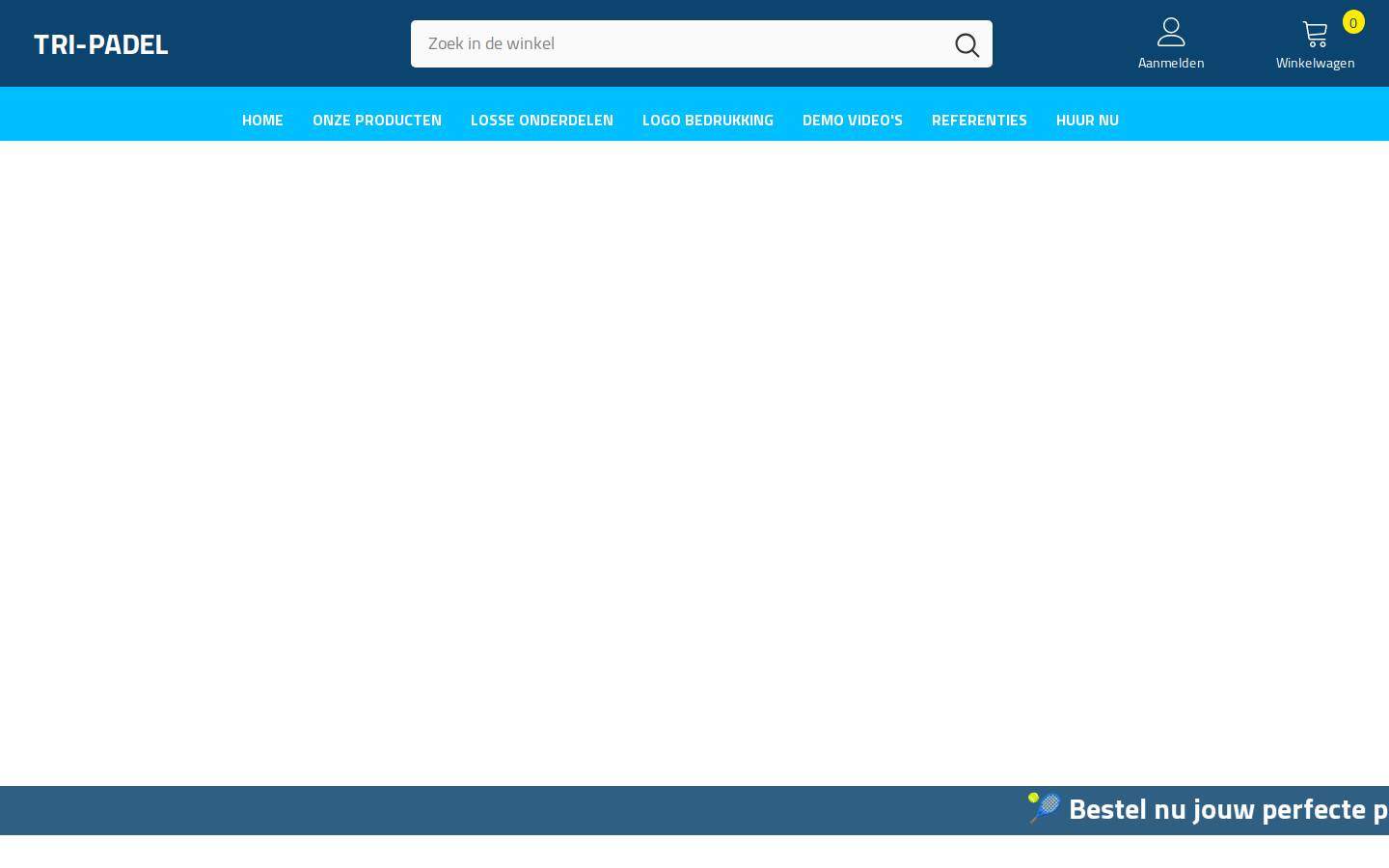 tri-padel.com homepage screenshot