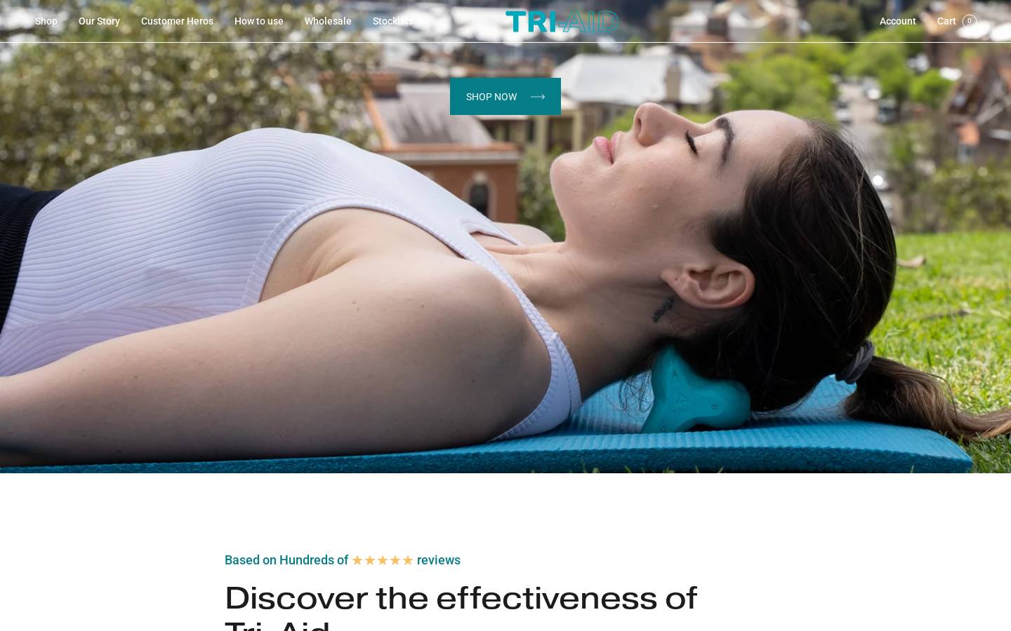 triaid.com.au homepage screenshot