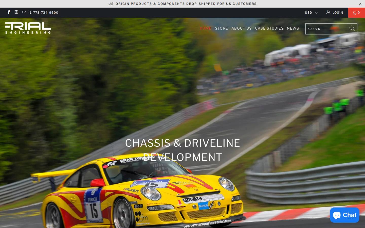 trialengineering.com homepage screenshot