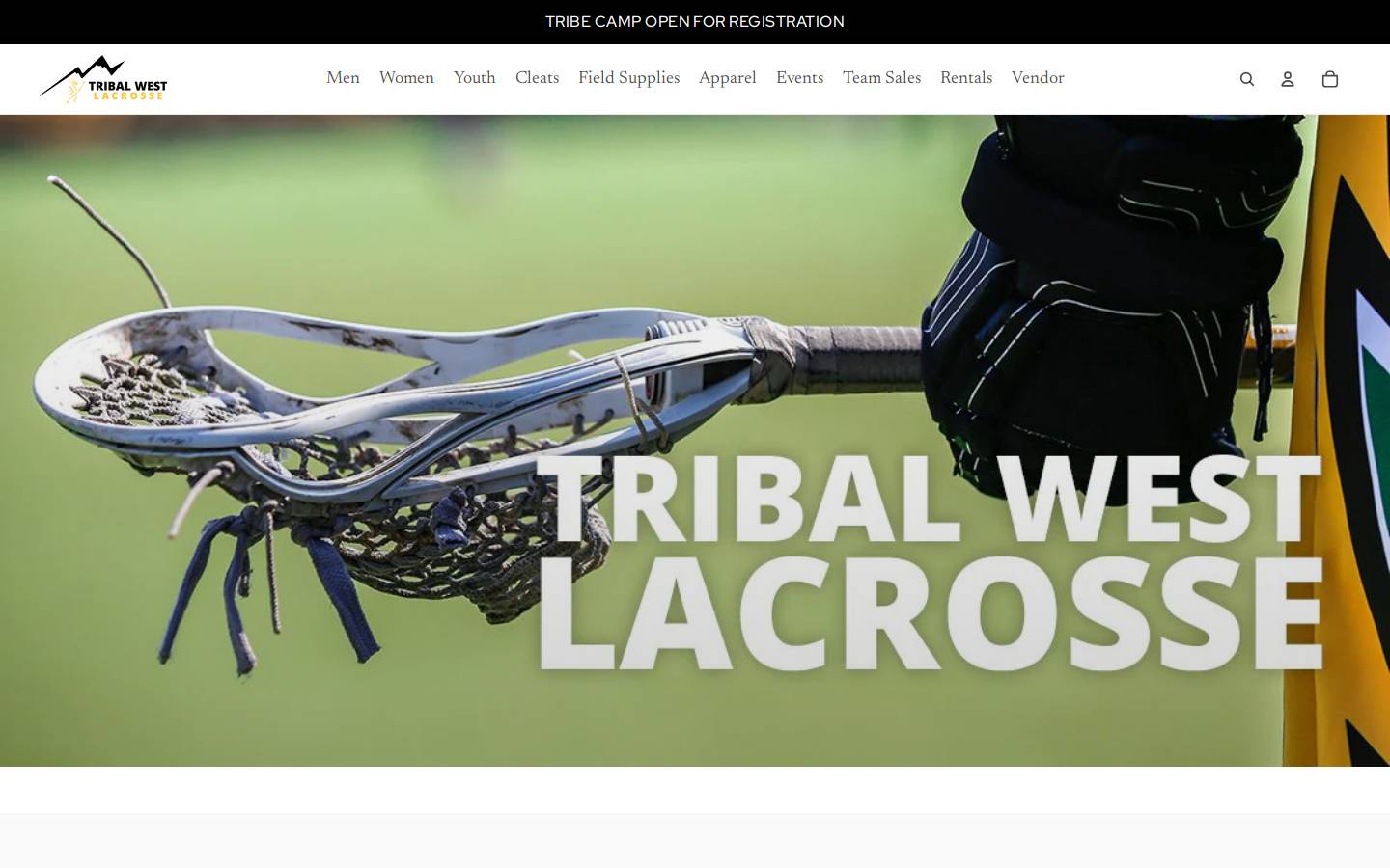 tribalwest.com homepage screenshot