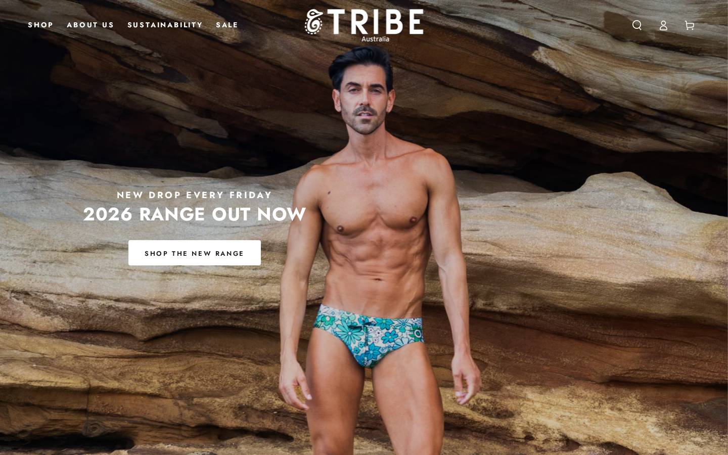 Tribe Australia homepage screenshot