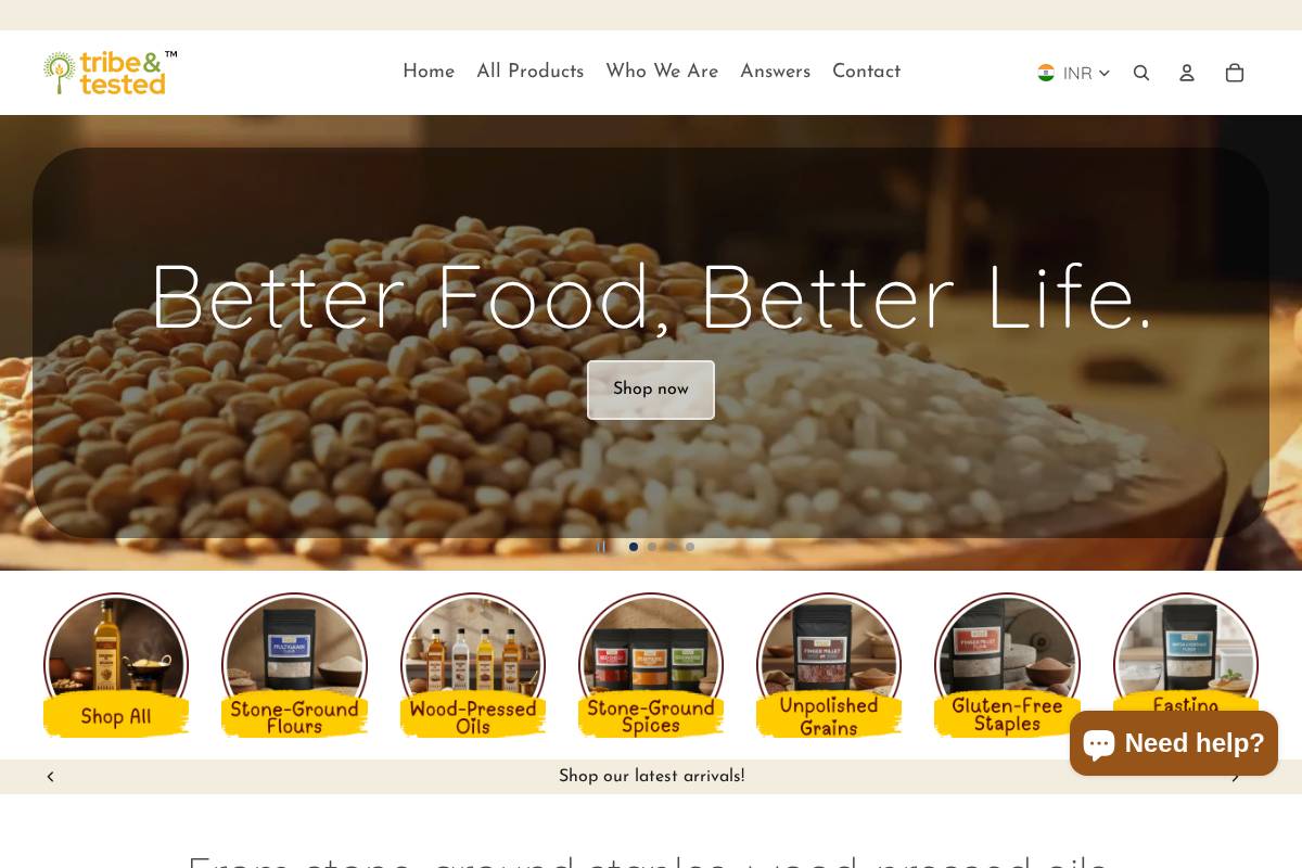 tribentested.com homepage screenshot